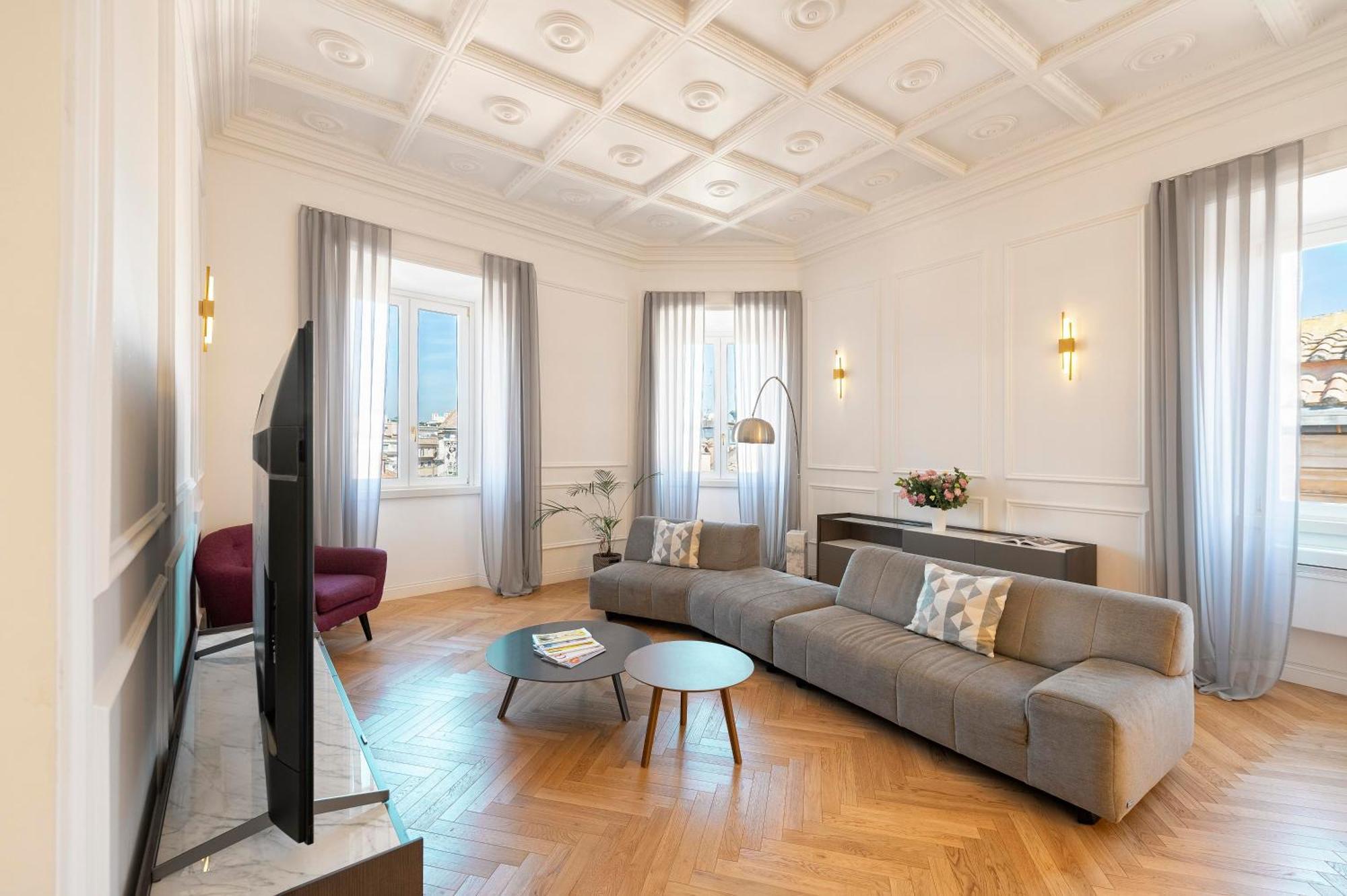 Sjr Luxury Apartment Trevi Fountain Рим Екстериор снимка